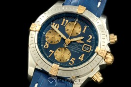 BLEV00213L Chronomat Evo SS/YG/LE Blue Num A-77528800