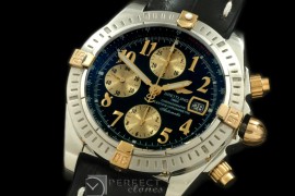 BLEV00212L Chronomat Evo SS/YG/LE Black Num A-77528800