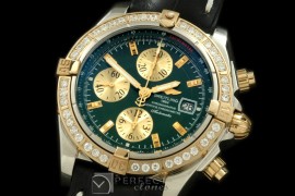 BLEVB00206L Chronomat Evo SS/LE Green Sticks A-77528800
