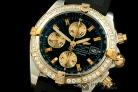 BLEVB00202R Chronomat Evo SS/RU Black Sticks A-77528800
