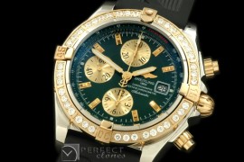 BLEVB00206R Chronomat Evo SS/RU Green Sticks A-77528800