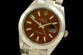 R41DJS00056 SS Oyster Brown Sticks Asian Eta 2836-2 25J