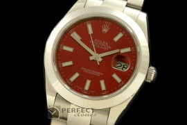 R41DJS00055 SS Oyster Burgundy Sticks Asian Eta 2836-2 25