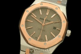 AP15400-124 Royal Oak 1540SS/RG Grey Swiss 2824
