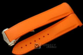 OMRU00103 Rubber Strap For 45mm Ceramic Planet Ocean - Orange