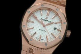AP15400-141 Royal Oak 1540RG/RG White Swiss 2824