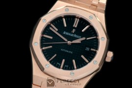 AP15400-142 Royal Oak 1540RG/RG Black Swiss 2824