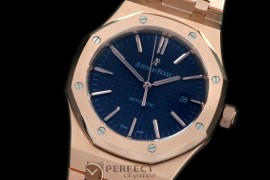 AP15400-143 Royal Oak 1540RG/RG Blue Swiss 2824