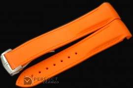 OMRU00108 Rubber Strap For 42mm Ceramic Planet Ocean - Orange