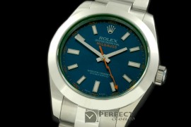 RLM00106 Milguass SS Blue (Green Sapphire) Asian 2813 25J 28