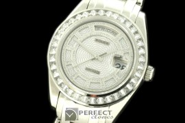 RLMPMS07001 Diam Bez SS White Diamond/White Tier Swiss Eta 28