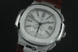 0 0 PP00081L 5980 Nautilis Chrono SS/LE White A-7750