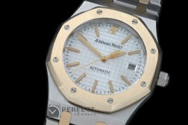 AP00043 Royal Oak Jumbo Auto SS/YG TT White A-2824-2