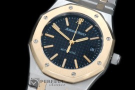 AP00044 Royal Oak Jumbo Auto SS/YG TT Black A-2824-2