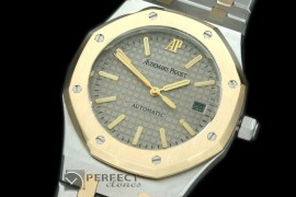 AP00045 Royal Oak Jumbo Auto SS/YG TT Grey A-2824-2