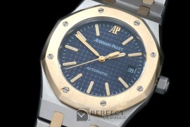 AP00046 Royal Oak Jumbo Auto SS/YG TT Blue A-2824-2