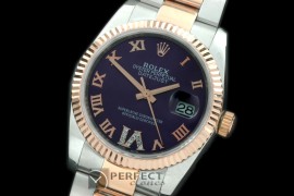 RDJMTR00501 SS/RG Oyster Purple Roman/Diam 2836