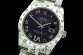 RDJMS00501D2 SS/SS Oyster Purple Roman/Diam 2836