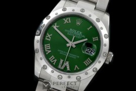 RDJMS00502D2 SS/SS Oyster Green Roman/Diam 2836