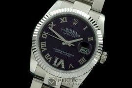 RDJMS00501 SS/SS Oyster Purple Roman/Diam 2836