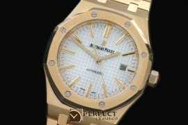 AP15400-211 Royal Oak 1540YG/YG White Jap M 9015