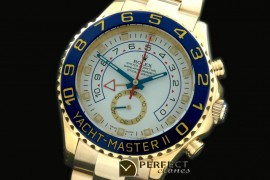 RYM2-1021 Yacthmaster II (44mm) YG White Asia 7750