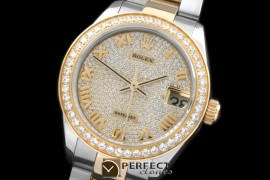 RDJmT50002 SS/YG President Diam Roman Asian 2836