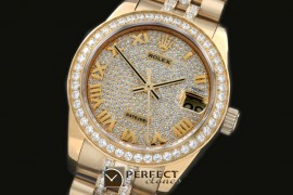RDJmF50011 YG Jubilee Diam Roman Asian 2836