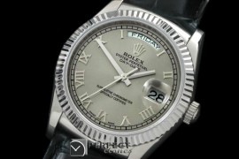 RLDDS60014L DayDate Fluted Grey Roman SS/LE Asian 2836