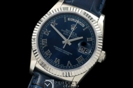 RLDDS60015L DayDate Fluted Blue Roman SS/LE Asian 2836