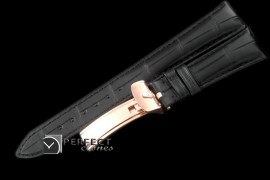 RLACC00105 Black Croc Strap RG 20/16 / New Insignia Buckle
