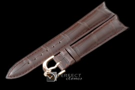RLACC00096 Brown Croc Strap RG 20/16 / New Insignia Buckle