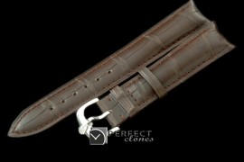 RLACC00092 Brown Croc Strap SS 20/16 / New Insignia Buckle