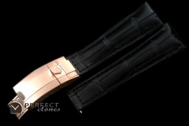 RLACC00115 Black Croc Strap RG 20/16 / New Insignia Deployant