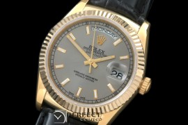 RLDDF60005L DayDate Fluted Grey YG/LE Asian 2836
