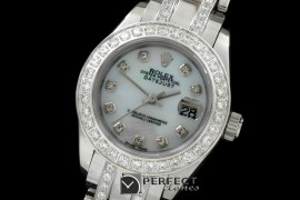 RLMPLS08021D Diam Bez SS MOP Wht/Diam S-2671