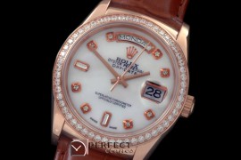 RLDDR60126LD DayDate Diam Bez M-White Diam RG/LE Asian 2813