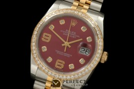 RDJMT00555D1 SS/YG Jubilee Red Diam 2836