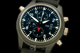 IWP00101B Top Gun 3799 Doppel Chrono Cer/NY Black A-7750