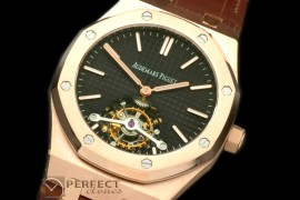 APROT10012L Royal Oak Tourbillon RG/LE Black Real Tourbillon