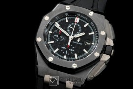 AAP00142 2014 Royal Oak Chronograph CER/RU Blk A-3126 Sec@12