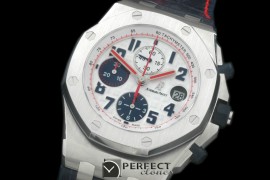 AAP10092 Royal Oak Chrono SS/LE Tour Auto Wht A-3126