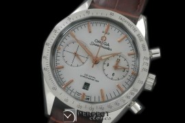 OMSP00075 Speedmaster Broad Arrow SS/LE White Stick A-7750