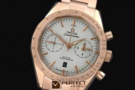 OMSP00084S Speedmaster Moon Watch RG/RG White Stick A-7750