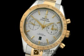 OMSP00091S Speedmaster Moon Watch SS/YG White Stick A-7750