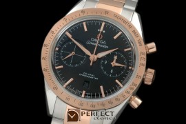 OMSP00082S Speedmaster Moon Watch SS/RG Black Stick A-7750