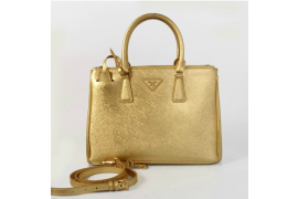 PR2274-32 B2274 Saffiano Solid Color Leather Tote Gold