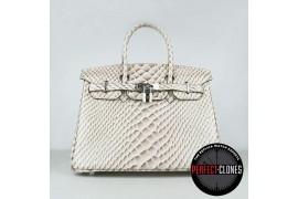 HE-30-1072 Birkin 30cm Off White - Fish