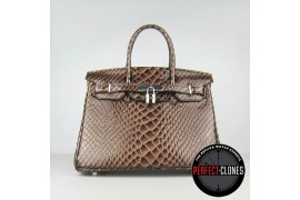 HE-30-1074 Birkin 30cm Brown - Fish