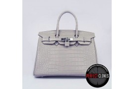 HE-30-1035 Birkin 30cm Grey - Gator